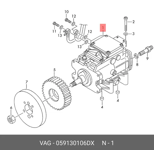 ТНВД 059 130 106 DX VAG