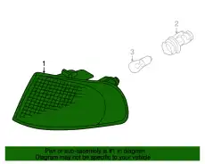 указатель поворота 8D0 953 050 B VAG