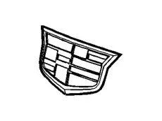 ЭМБЛЕМА, ПЕР.РЕШ.(ДЕТАЛЬ ИЗ 1)(ГРЕБЕНЬ) 23157689 CADILLAC