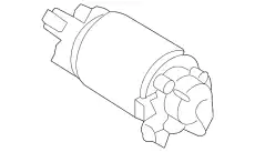 Тяговое реле стартера 361203C230 HYUNDAI