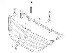 Решетка радиатора HYUNDAI / KIA 863513M000
