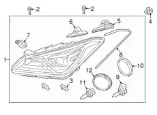Фонарь габаритный HYUNDAI / KIA 92101B1010