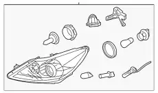 Фонарь габаритный HYUNDAI / KIA 921013M290