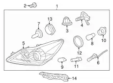 Фонарь габаритный HYUNDAI / KIA 921013M290
