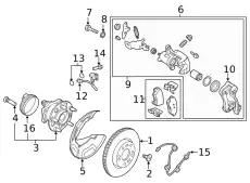 Hose - rear wheel, rh 58738G2300 HYUNDAI