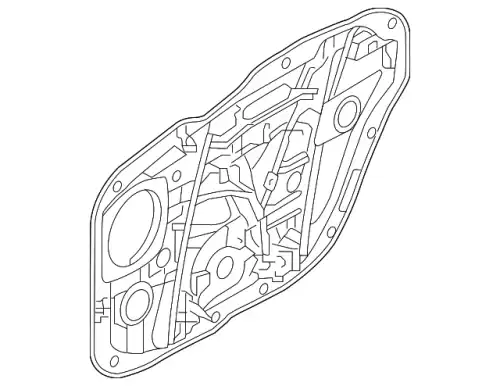 Panel assy - front door module, lh 82471G2010 HYUNDAI