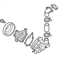 Pump assy - coolant 2510003HB0 KIA