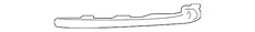 INSERT PKG,FRT BPR FASCIA OTR(ANTHRACITE) 13415643 BUICK