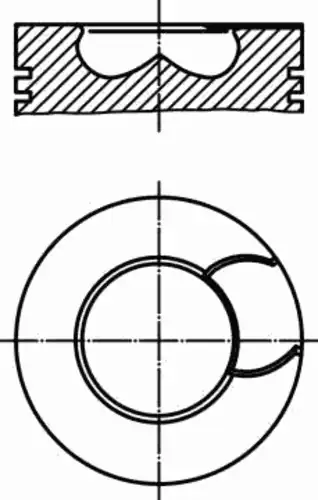 ПОРШНЕКОМПЛЕКТ 008 32 00 MAHLE