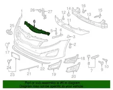 КРОНШТЕЙН ДЛЯ РЕШЕТКИ 865754C500 HYUNDAI