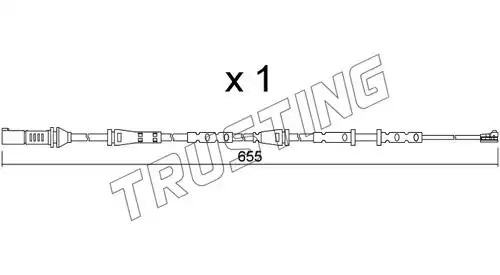 Датчик тормозных колодок TRUSTING SU.378