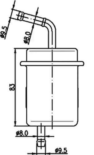 Топливный фильтр JS ASAKASHI FS9214
