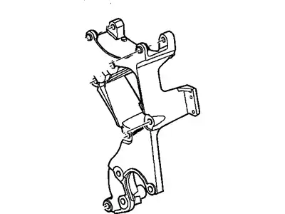 BRACKET,GEN & P/S PUMP(INCLS 7)(INCLS SPACER) 12570132 CHEVROLET