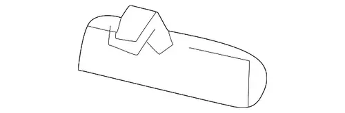 MIRROR,I/S RR VIEW(LT SEN, COMPASS) 15033194 CHEVROLET