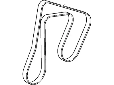 BELT,W/PMP & A/C CMPR & GEN & P/S PUMP 19172684 CHEVROLET