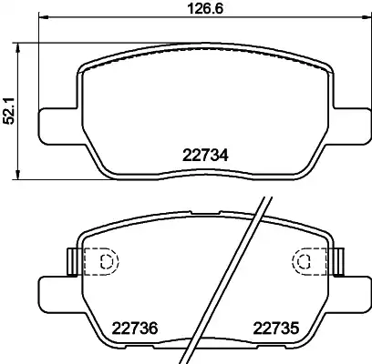 деталь \CHEVROLET 2273401 TEXTAR