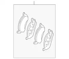 Тормозные колодки дисковые MB 000 420 66 04