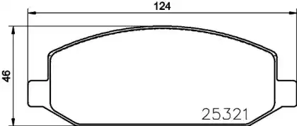 деталь \GM 2532101 TEXTAR