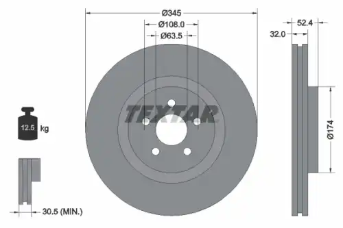 деталь \FORD 92318905 TEXTAR