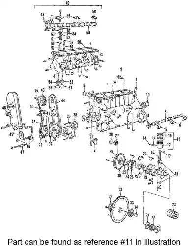 Поршень 272068 VOLVO