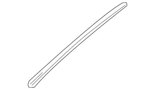 MOLDING,W/S SI RVL(BLACK) 92212085 CHEVROLET