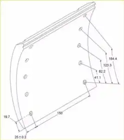 Тормозные колодки барабанные ABEX B4901170
