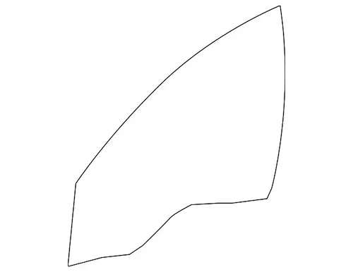 WINDOW,FRT S/D 92262293 CHEVROLET