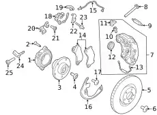 Тормозные колодки дисковые PORSCHE 95B698151AR
