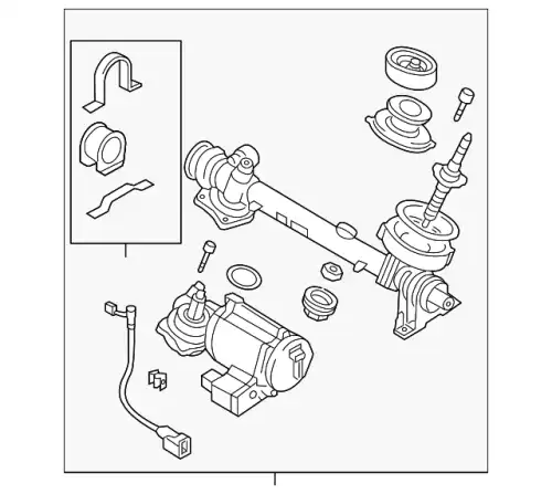 Рулевая рейка VAG 1K1423055KX