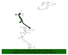 PIPE,TURBO OIL FEED 12641353 CHEVROLET