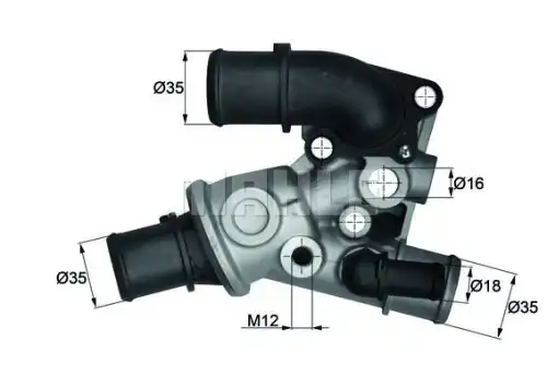 Термостат системы охлаждения BEHR TI 22 71