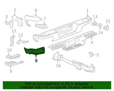 INSERT,RR BPR STEP PAD(xKIT1) 22900986 CHEVROLET