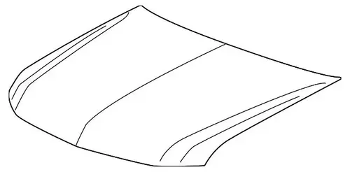 HOOD, 84003121 CHEVROLET