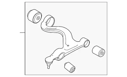 Рычаг подвески PORSCHE 970 341 054 04