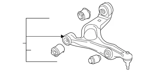 Рычаг подвески VAG 7P0 407 151 D