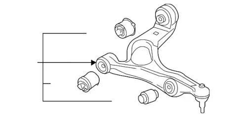Рычаг подвески VAG 7P0 407 152 B