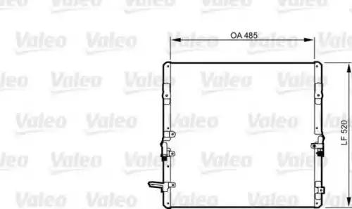 Радиатор кондиционера (конденсатор) VALEO 814280
