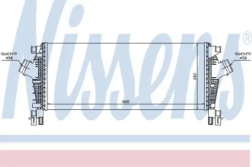 Интеркулер NISSENS 96555