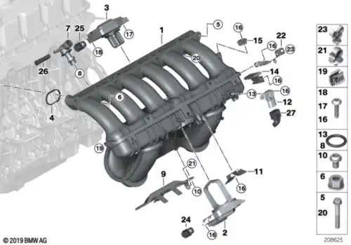 Корпус розетки 12527507257 MINI