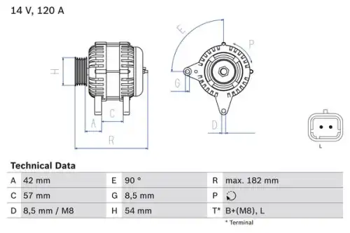 шкив генератора Ren 0 986 049 810 BOSCH