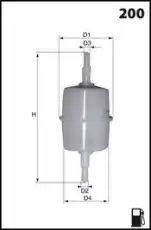 Топливный фильтр MECAFILTER ELE1990B12