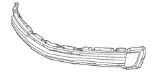 GRILLE,FRT LWR 22887926 CADILLAC