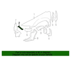 BRACKET,F/FDR FRT UPR 22603245 CHEVROLET