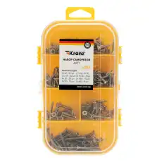 KR-01-3101-05 Набор саморезов для ДСП 255 шт. KRANZ
