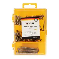 KR-01-3101-11 Набор саморезов для ДСП 76 шт. KRANZ