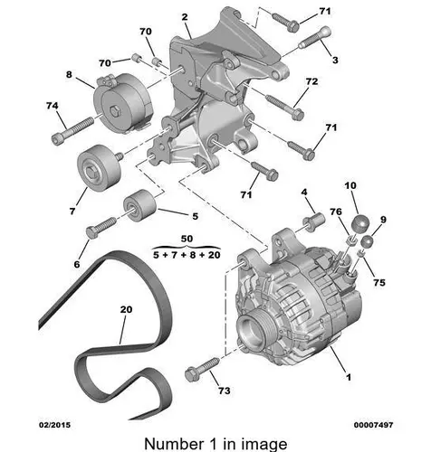 генератор 14V/90A\Citroen,Pegeout 5705 2C PSA