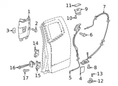 BOLT,FRT S/D LAT(8.908) 11546703 GMC