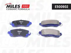 Тормозные колодки дисковые передняя ось MILES E500602