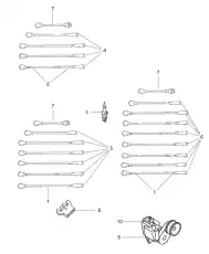 CABLE PACKAGE IGNITION 4728 038AF DODGE