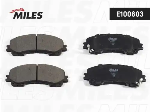 Тормозные колодки дисковые передняя ось MILES E100603